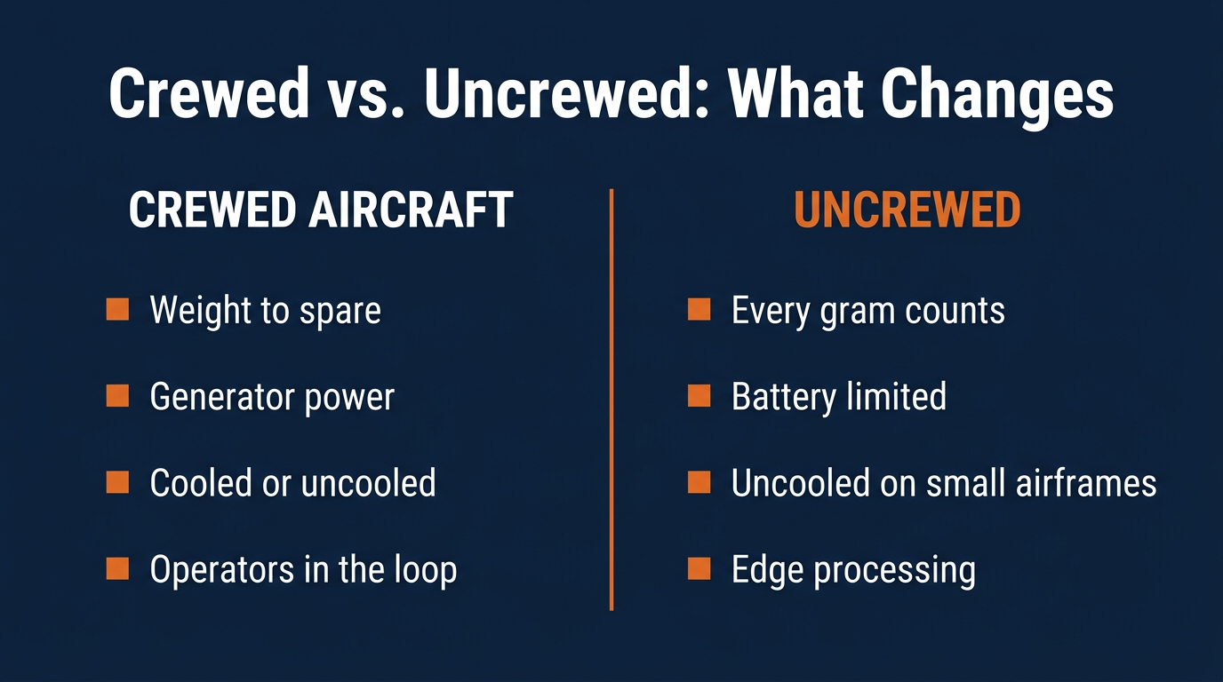 airborne thermal imaging: Crewed vs Uncrewed