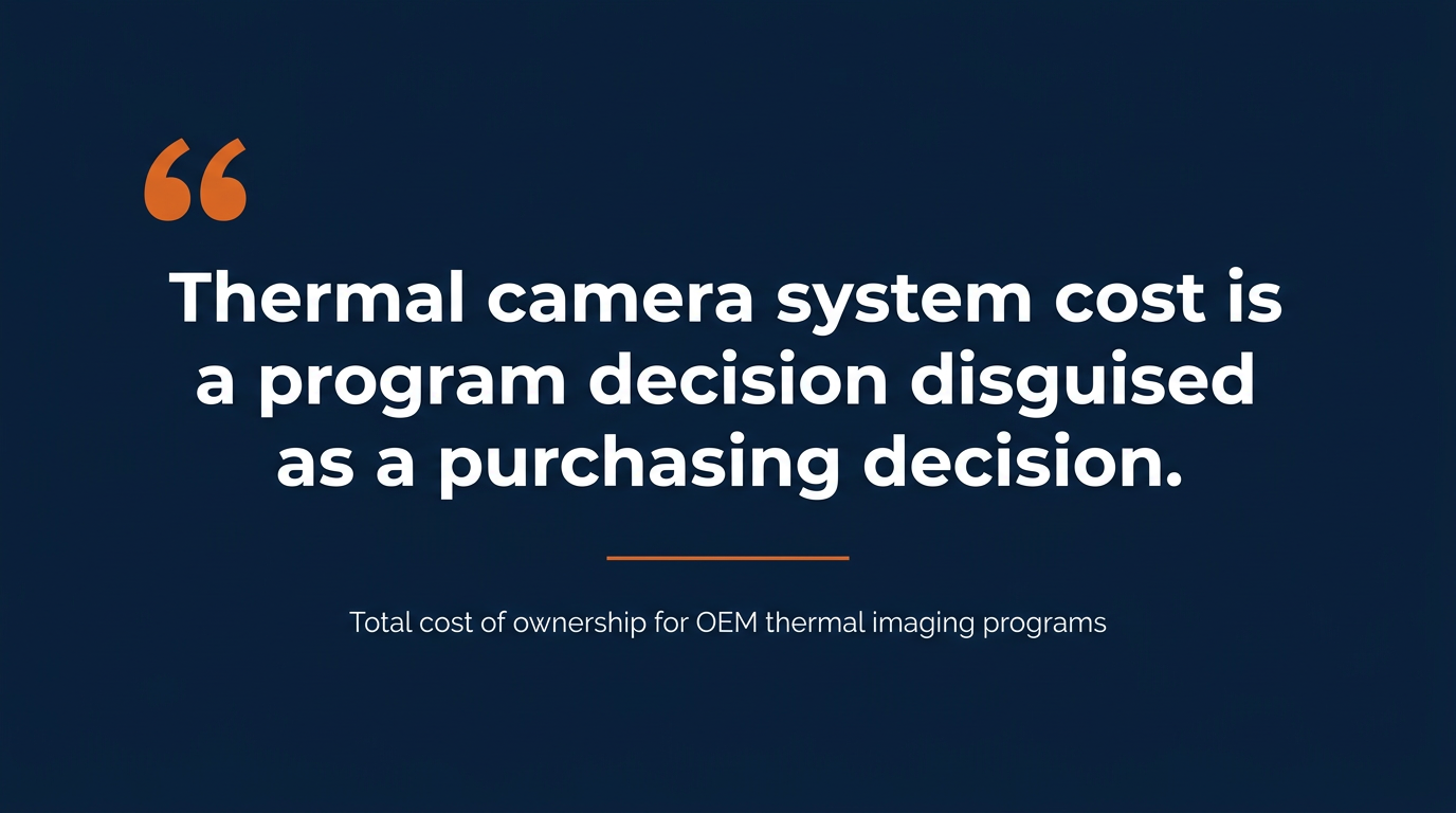 thermal camera system cost