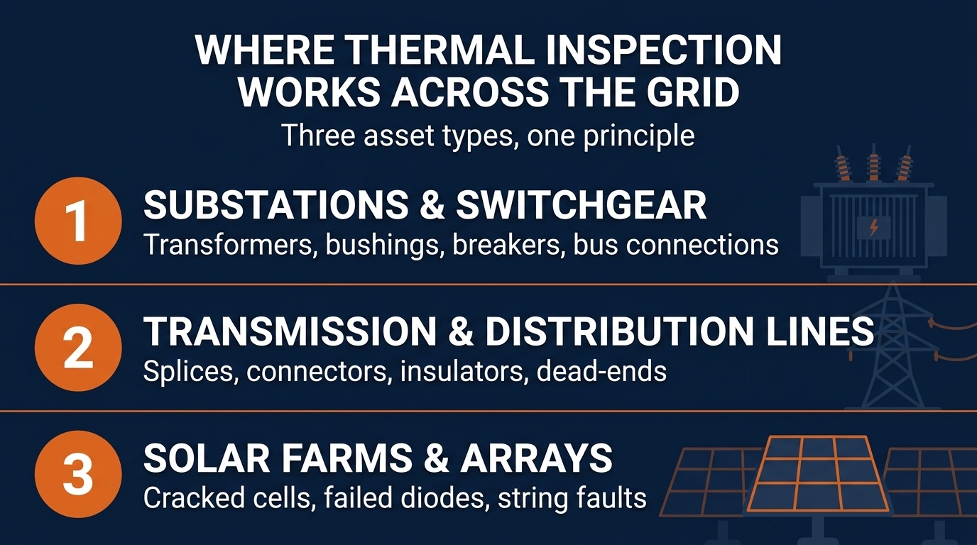 where thermal inspection works across the grid 