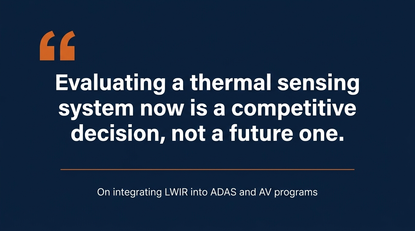 Evaluating a thermal sensing system
