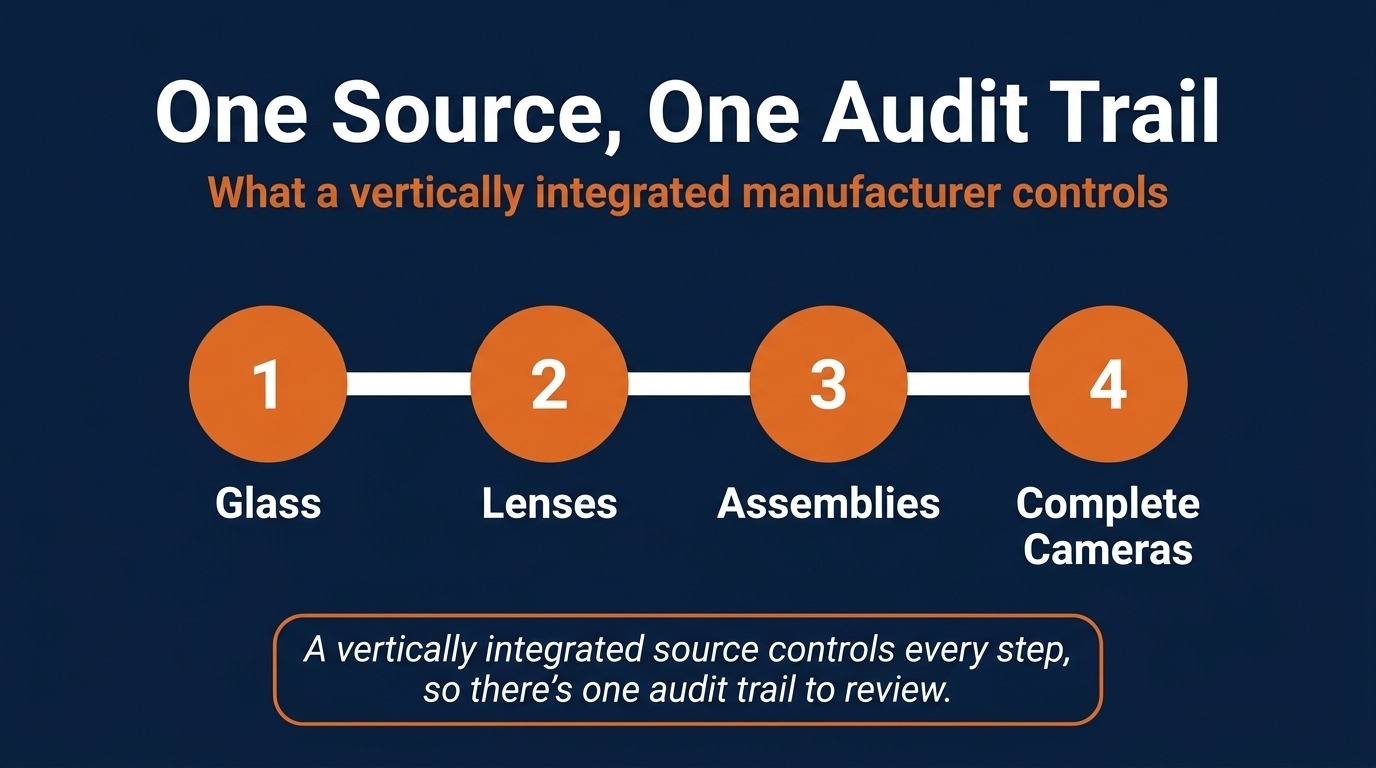 which vendors supply ir optics for defense and aerospace